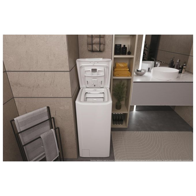 Haier THASN286TM5-S Lavatrice Caricamento dall'alto 8 kg 1200 Giri Classe A bianco