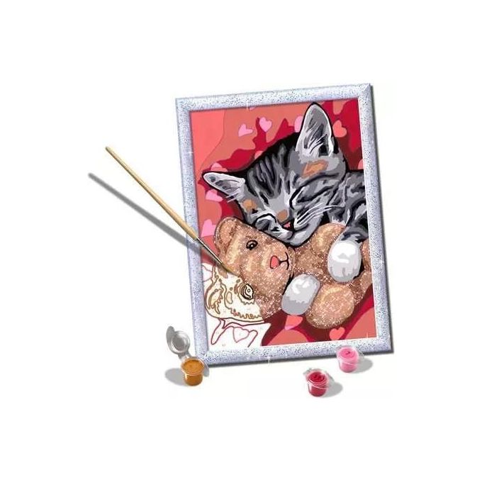 Ravensburger Gioco Creativo Creart Gattino e il suo Orsetto