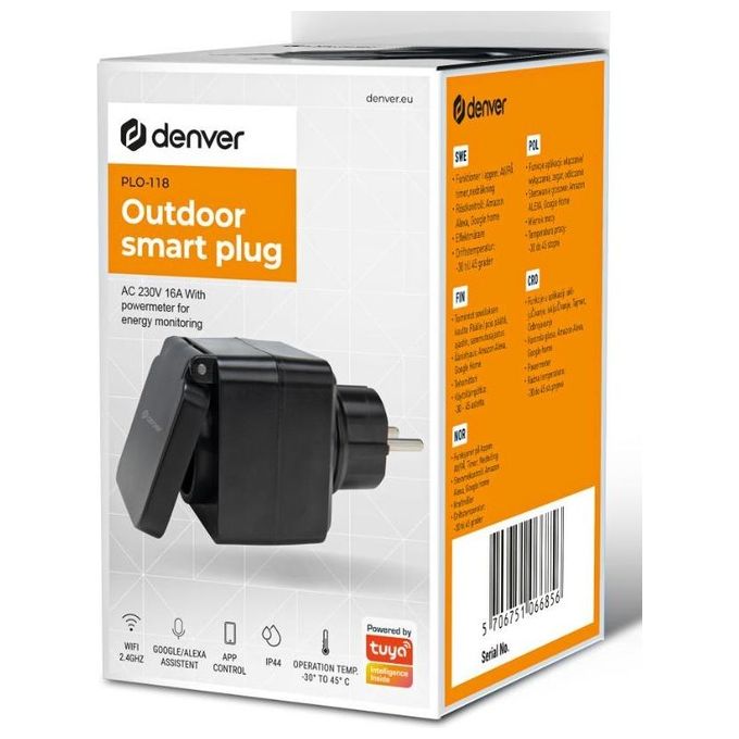 Denver PLO-118 Smart Outdoor Socket