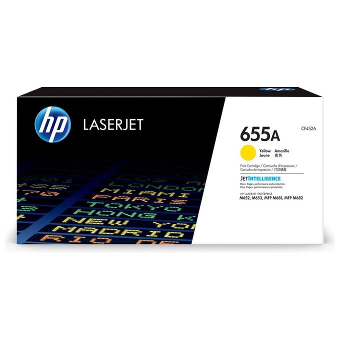HP 655a Yellow Toner per Stampa di Alta Qualita' nelle Tue Applicazioni di Informatica con Tecnologia Avanzata