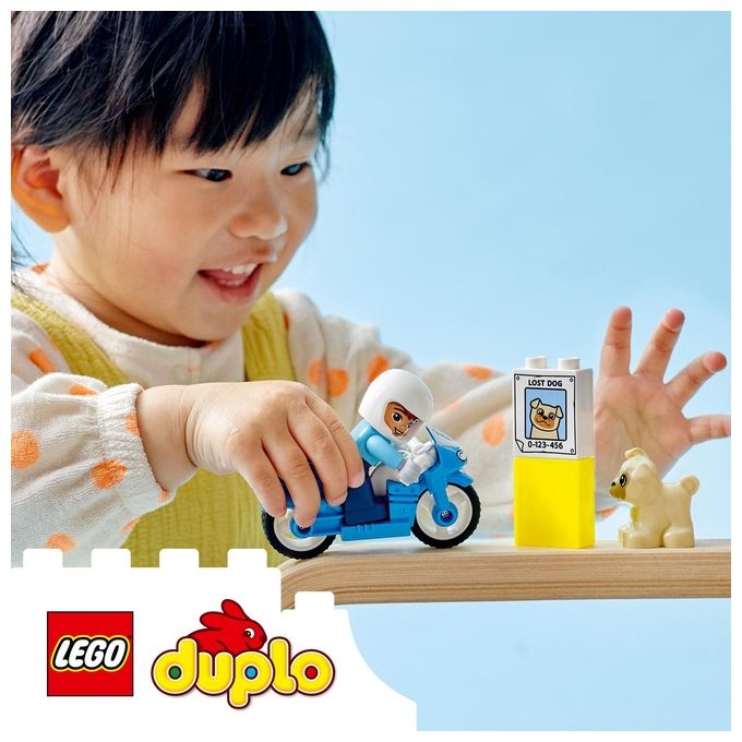LEGO Duplo Town Moto della Polizia
