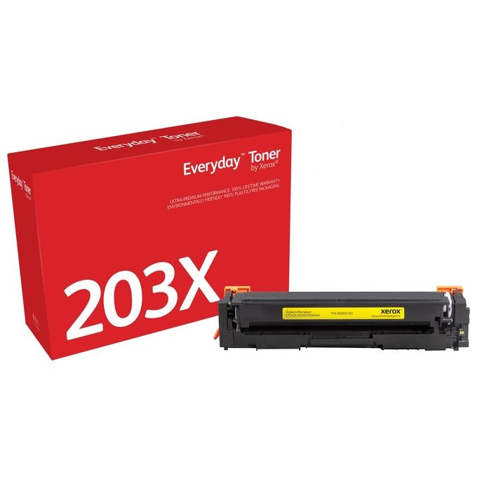 Xerox Toner Everyday Giallo per HP Cf542x-Crg-054hy 2500 Pagine