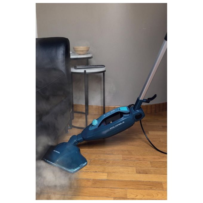 Ariete Steam Mop Foldable Pulitore a Vapore Verticale 0.35 Litri 1500W blu
