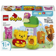 LEGO DUPLO - Disney Festa di Compleanno di Winnie the Pooh - Giocattolo Educativo con Personaggi con Doppio Volto e Casa sull'Albero Giochi Didattici per Bambini e Bambine da 18 Mesi in su - 10457