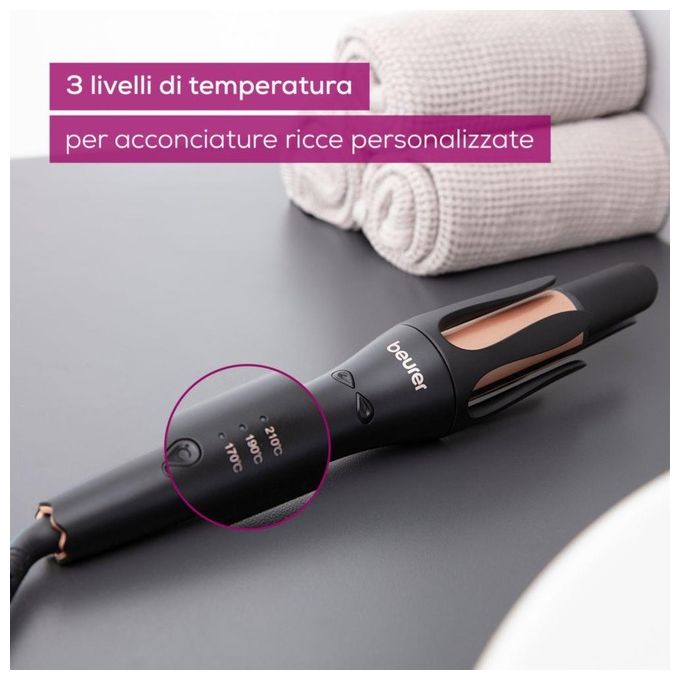 Beurer HT 75 Arricciacapelli Automatico Nero