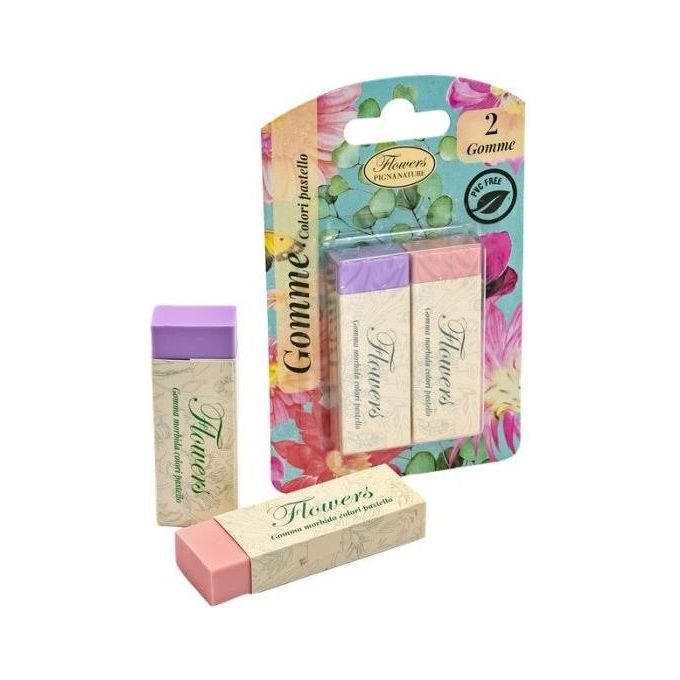 Pigna Blister 2 Gomme Nature Flowers