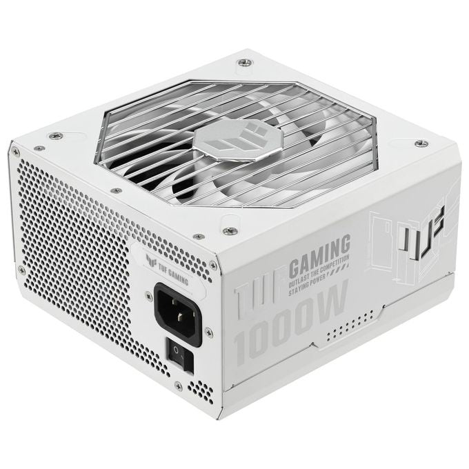 ASUS TUF Gaming 1000 W Gold Gaming Alimentatore di rete (1000 Watt alimentatore completamente modulare compatibile ATX 3.0 ventola Axial-tech rivestimento PCB doppio cuscinetto a sfera bianco)