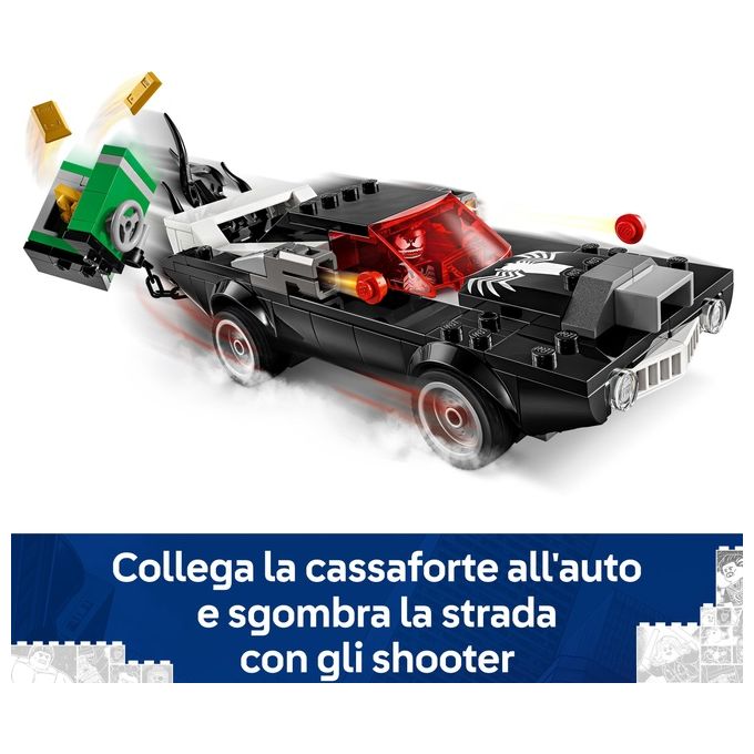LEGO Set Spider-Man Contro Muscle Car di Venom 76309 Marvel Super Heroes per Avventure Costruibili Emotive
