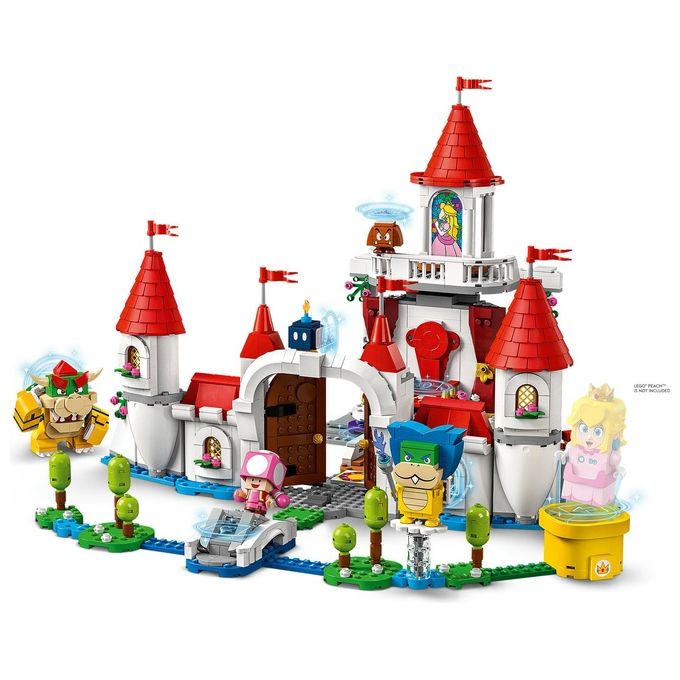 LEGO 71408 Super Mario Pack Espansione Castello di Peach 1216 pezzi 5 personaggi inclusi (48x37x9 5 cm) colore Nero