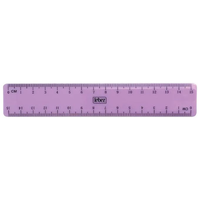 Lebez Barattolo 36 Pezzi Righelli 15cm Pastel