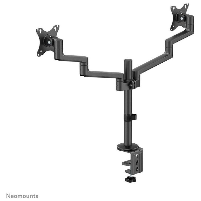 Newstar Neomounts Screen Desk Mount Supporto da Scrivania Full Motion per Due Schermi 17-27'' Nero