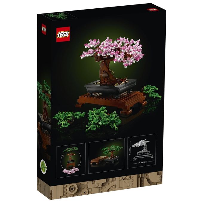 LEGO Icons 10281 Albero Bonsai, Piante Artificiali, Costruzione in Mattoncini, Decorazioni Casa, Hobby Creativi per Adulti