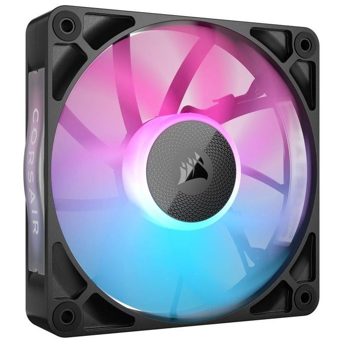 Corsair iCUE LINK RX120 RGB Ventola PWM da 120 mm - Cuscinetto a Cupola Magnetica - Ventola Singola - Nero