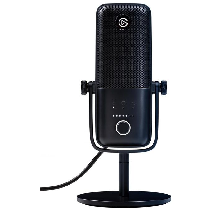 Elgato Wave:3 Microfono Usb a Condensatore e Soluzione di Mixaggio Digitale Tecnologia Anti-Clipping Disattivazione Audio Capacitiva Streaming e Podcasting