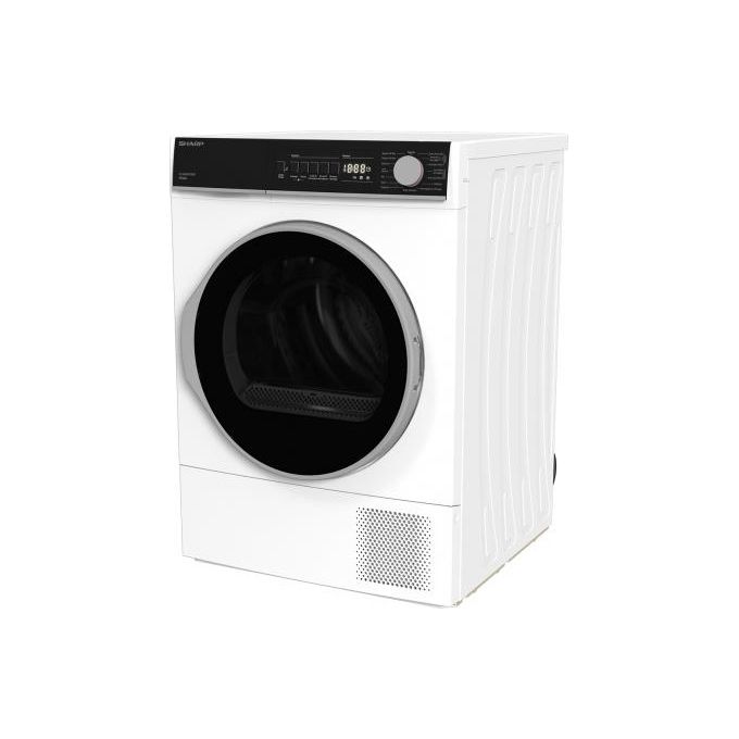 Sharp KD-NHB8S7GW21 Asciugatrice 8 Kg Classe A con Pompa di Calore Profondita' 56 cm Partenza Ritardata colore Bianco