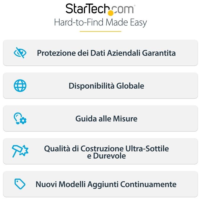 StarTech.com Filtro Privacy per iPad Pro da 129'' 3ª Generazione e Successive Abilitato al Touch Opaco