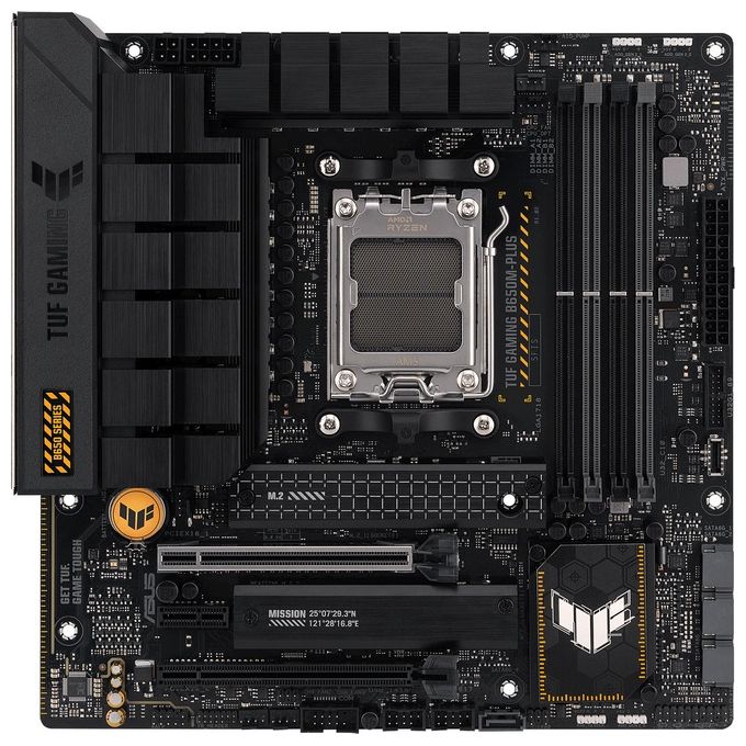 ASUS TUF GAMING B650M-PLUS Scheda Madre Gaming micro ATX AMD B650 AM5 DDR5 3xPCI 4.0 Realtek Nero