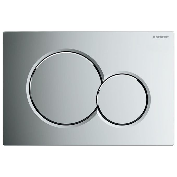 Geberit Sigma01 Placca 2 Pulsanti X Cassetta Cromo