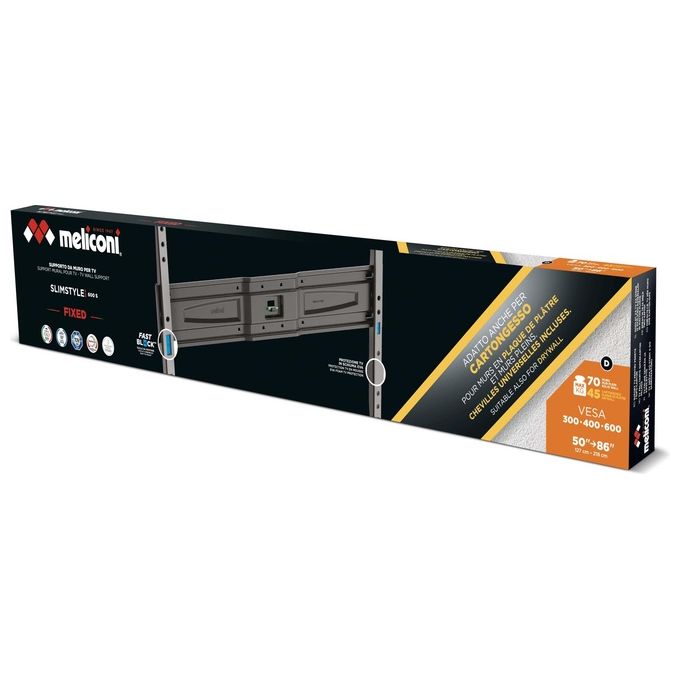 Meliconi PlUS 600S Supporto Lcd 50''-80'' Kg 70 Slimstyle