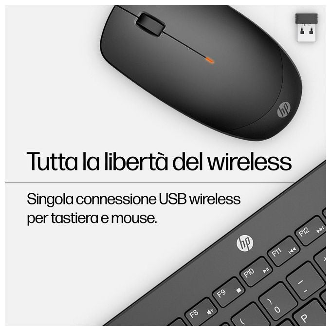 HP 230 Combo Tastiera e Mouse Wireless