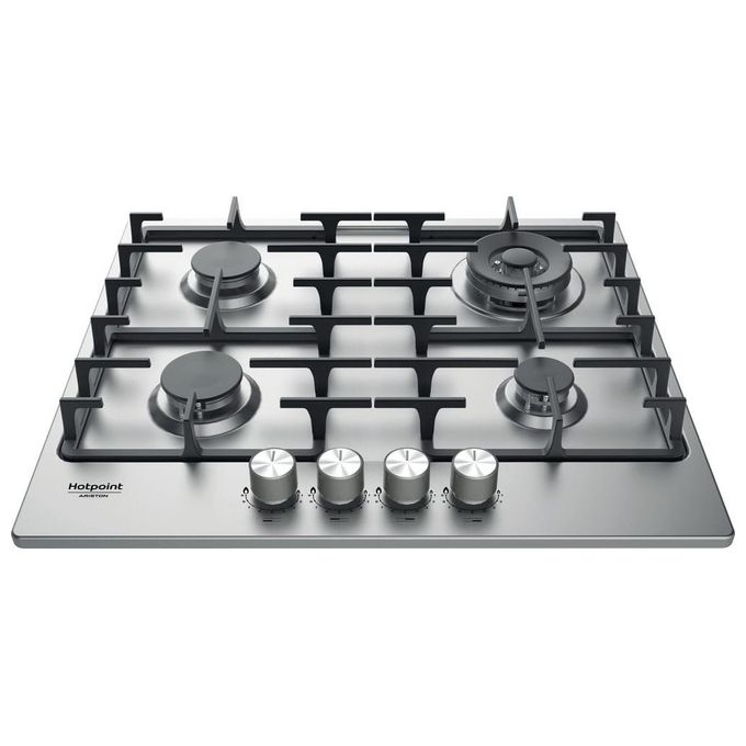 Hotpoint PPH 60G DF-IX Piano Cottura a Gas 4 Zone 59 cm Inox