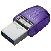Kingston Technology DataTraveler microDuo 3C Chiavetta USB 256Gb Acciaio Inossidabile-Porpora