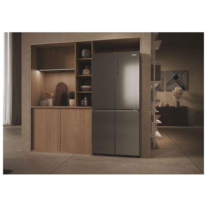 Haier Cube 83 Serie 3 HCR3818ENMM Frigorifero side by side 467 Litri Classe E Acciaio inossidabile