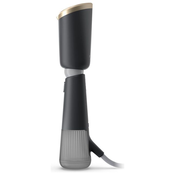 Philips 5000 Series STH5030-80 - Ferro a vapore verticale portatile, 1300 W, piastra metallo inox, serbatoi 120 ml + 200 ml, riscaldamento 35 s, modalita' Eco-Max, testa regolabile, guanto protettivo e StyleMat inclusi, compatibile con tutti i tessuti, co