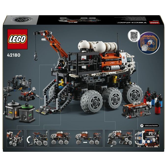 LEGO Technic 42180 Rover di Esplorazione Marziano, Giochi Spaziali per Bambini 11+, Veicolo Giocattolo Ispirato alla NASA