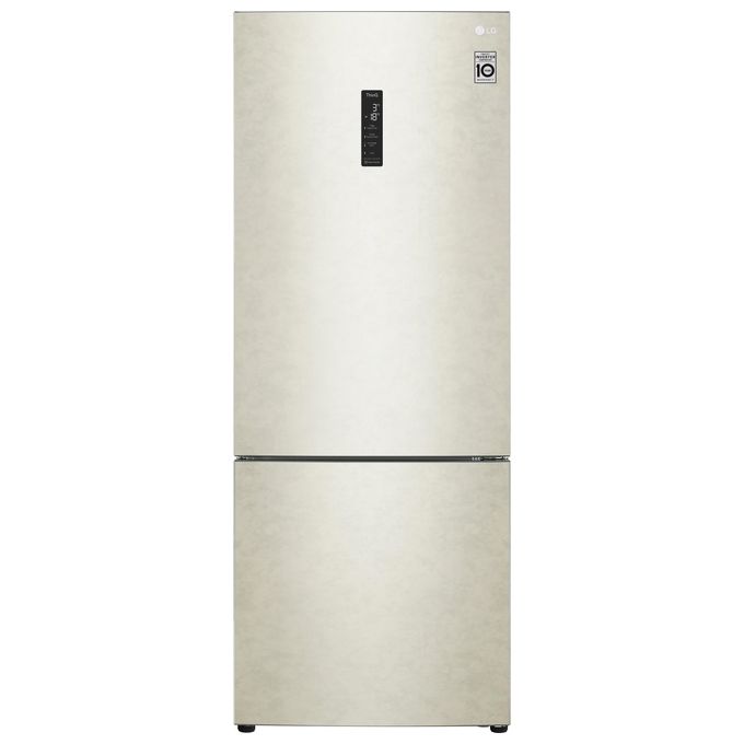 LG GBB567SECMN Frigorifero Combinato Smart Capacita' 500 Litri Classe energetica E Total No Frost Wi-Fi SmartThinQ FRESH Balancer Larghezza 70,5 cm Altezza 185 cm Sand Beige