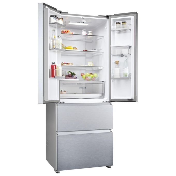 Haier FD 70 Serie 5 HFR5719EWMG Frigorifero Side-by-Side Libera Installazione 444 Litri Classe Energetica E Argento