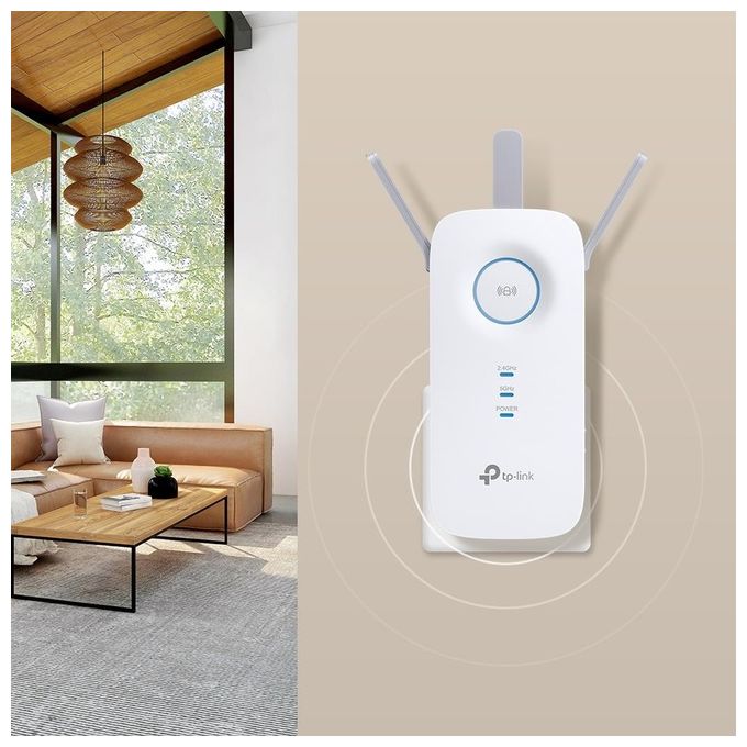 Tp-Link RE550 Moltiplicatore di Rete Trasmettitore di Rete Bianco 10-100-1000 Mbit-s