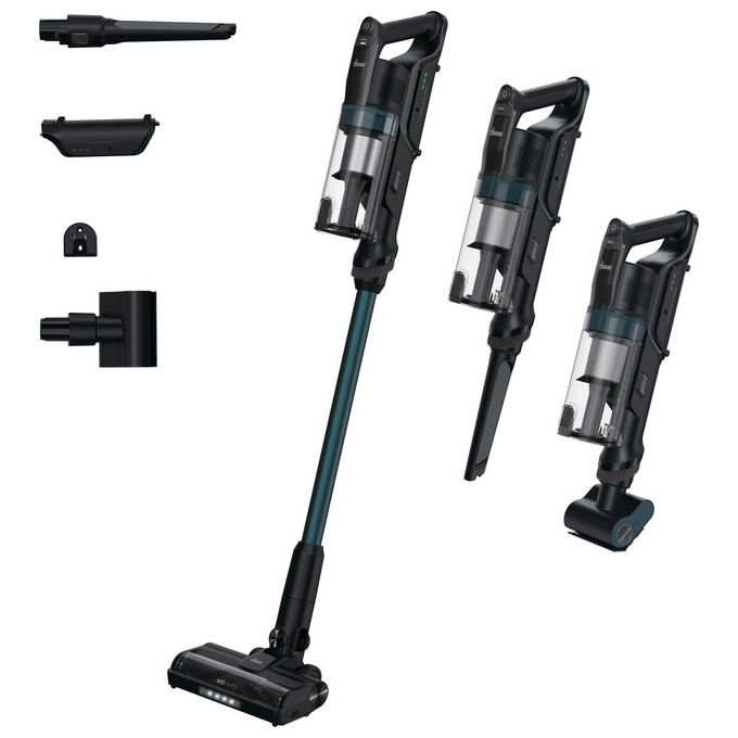 Hoover HF1P10P 011 Scopa Elettrica senza filo Aspirapolvere senza Sacco Ciclonica Potenza 165 Watt colore Nero e Blu