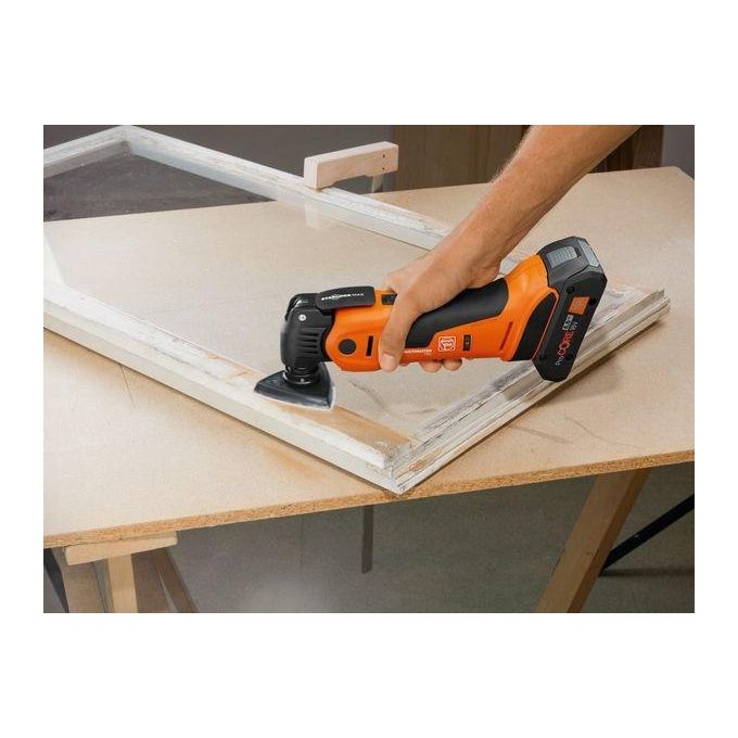 Fein Multimaster AMM 700 Max Top AS Utensile Multifunzione con 60 Accessori per Taglio Batteria 18V