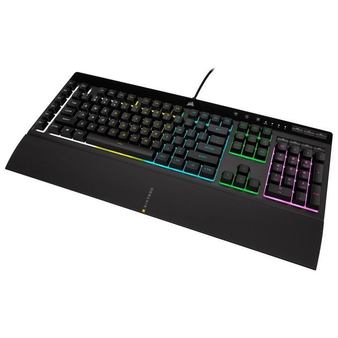 Corsair K55 Pro Tastiera Gaming a Membrana Cablata Led RGB Zone Layout IT