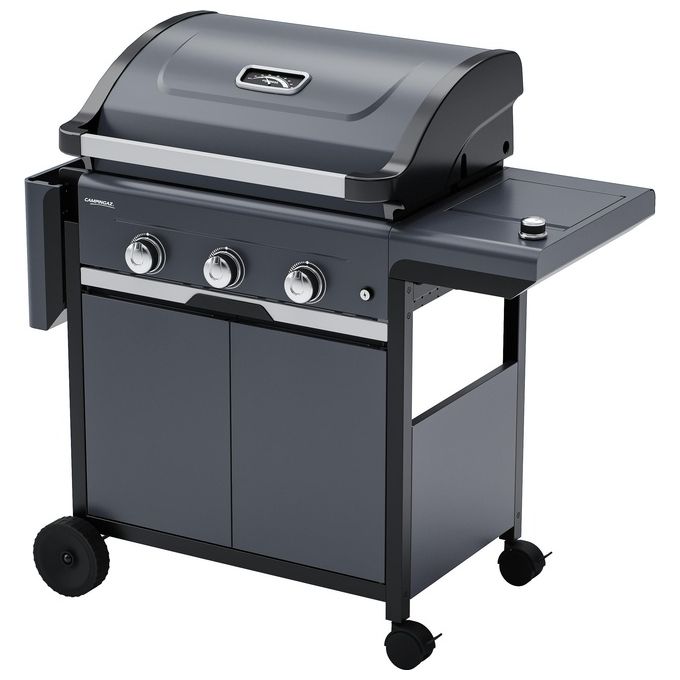 Camping Gaz Barbecue Select 3 LS Plus Instaclean Nero