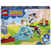LEGO Sonic Duello al Falo' di Sonic Giochi d'Avventura per Bambini e Bambine da 7 Anni in su con Personaggi del Videogioco tra cui 2 Robot Giocattolo Idea Regalo di Compleanno per Gamer 77001