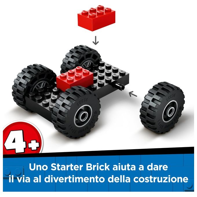 LEGO Veicolo Pala Gommata Gialla Set 60450 per Bambini Linea City Great Vehicles