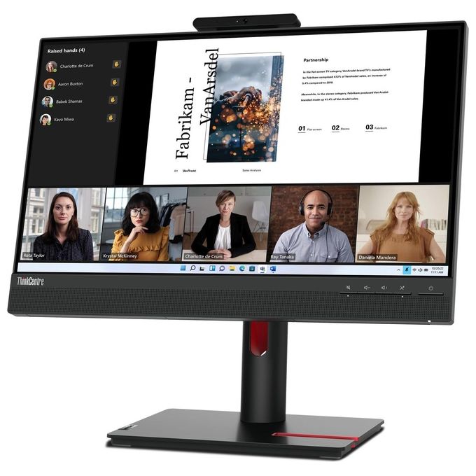Lenovo ThinkCentre Tiny-In-One 22 LED Display 21.5'' 1920x1080 Pixel Full HD Nero