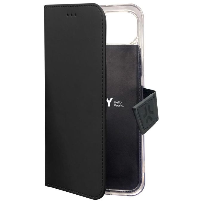 Celly Wally Case per iPhone 15 Nero