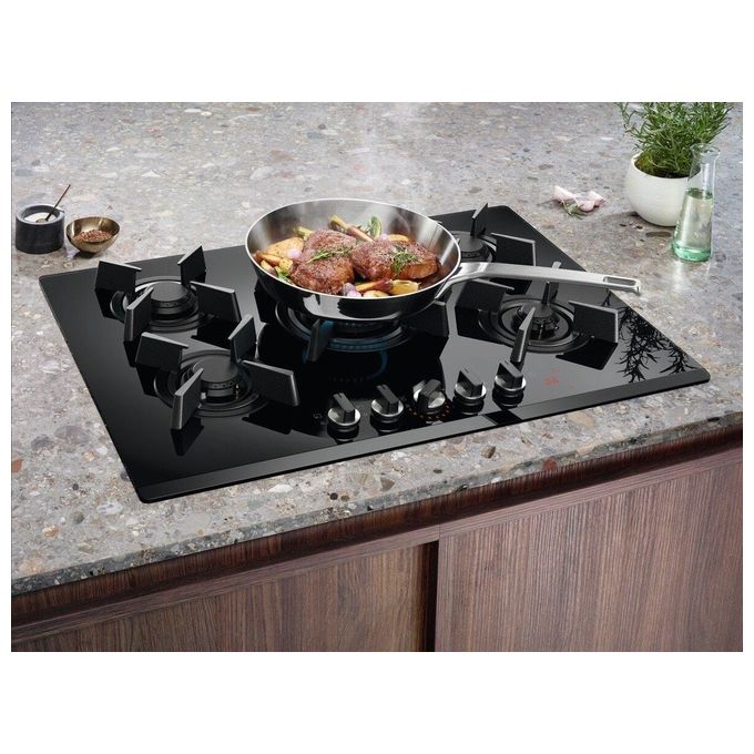 Electrolux KGG753753K Piano Cottura da Incasso a Gas 5 Fuochi 75 cm colore Nero