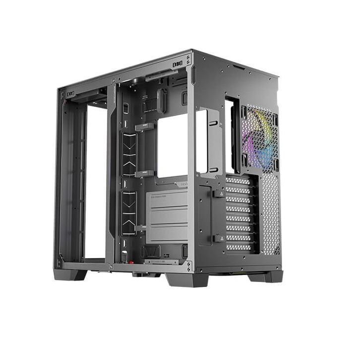 Antec C8 Argb 2 Ventole Tqr da 160 Mm e 1 Tq 140 Mm Argb Pwm Incluse Layout a Doppia Camera Tipo C Supporto Radiatore da 360 Mm Pannelli Frontali e Laterali Tg Senza Cuciture Compatibile Rtx 40