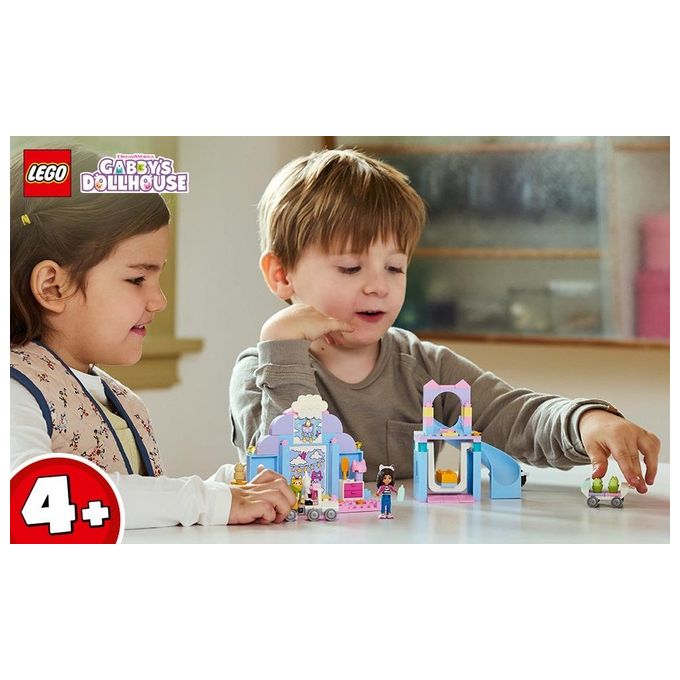 LEGO 10796 LEGO Gabby's Dollhouse Asilo Gatto-Orecchio di Gabby Set da Costruzione con Personaggi Animali e Accessori 165 Pezzi colore Multicolore