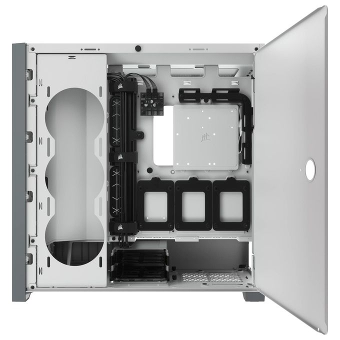 Corsair 5000D Middle Tower Vetro Temperato No Power minITX-mATX-ATX Bianco