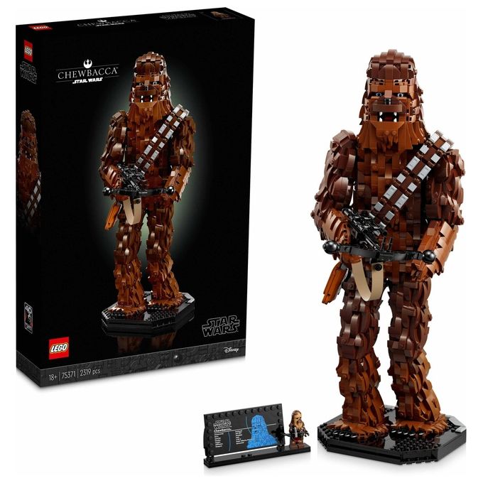 LEGO Star Wars 75371 Chewbacca, Kit Modellismo per Adulti da Collezione 40° Anniversario Il Ritorno dello Jedi, Idea Regalo