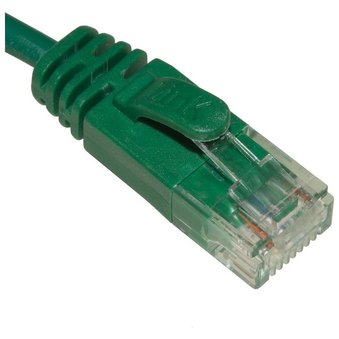 LINK cavo rete categoria 6 non schermato utp colore verde halogenfree mt 0,25 slim