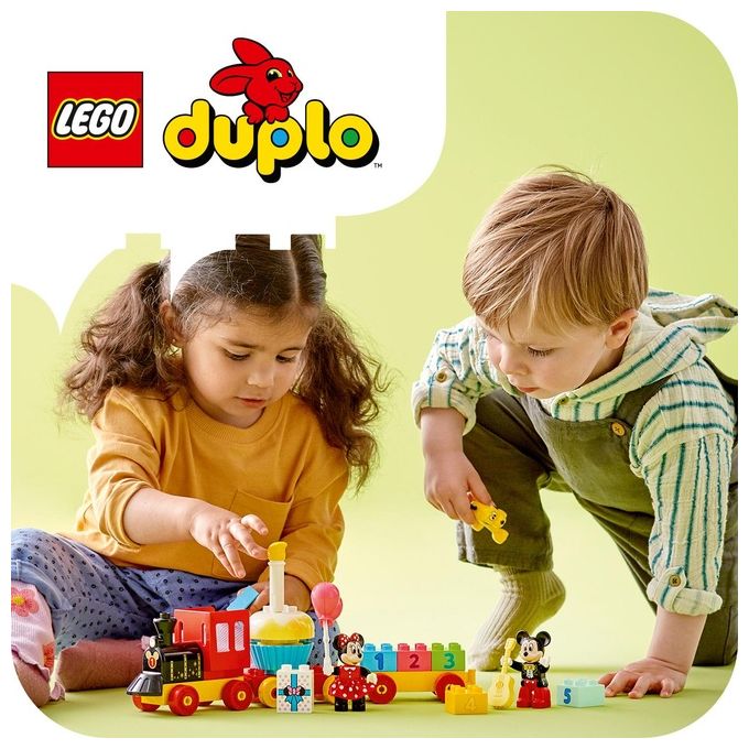 LEGO Duplo Disney Il Treno del Compleanno di Topolino e Minnie