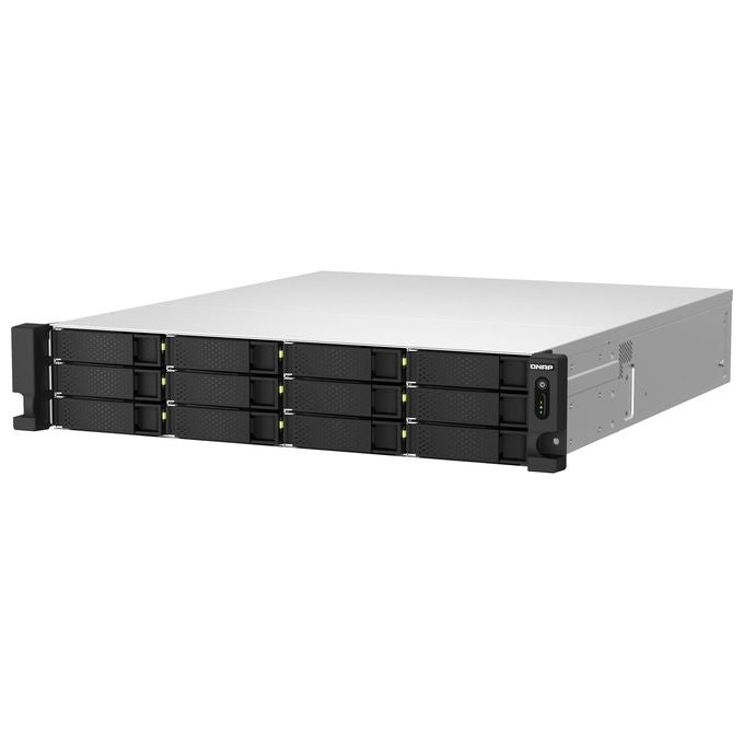 Qnap TS-H1887XU-RP NAS Armadio 2U Collegamento Ethernet LAN Nero-Bianco E-2336