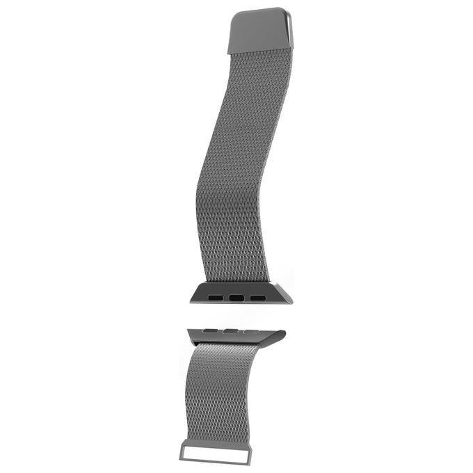 Puro Cinturino Maglia Milanese Per Apple Watch 42-44-45-49 Argento