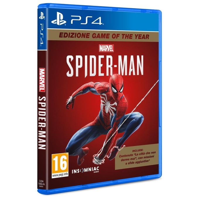 Sony Marvel's Spider-Man Game of the Year ITA PlayStation 4